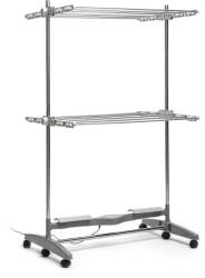 InnovaGoods Uscator electric de rufe InnovaGoods Dryllon 12 bare pliabil cu roti gri (8435527825621)