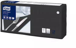 Essity GmbH Tork szalvéta Lunch Advanced 33/2 FEKETE, 200 lap/ csomag,