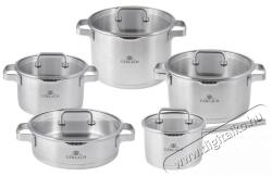  Gerlach PRESTIGE PLUS Rozsdamentes acél főzőedénykészlet 10 db - digitalko