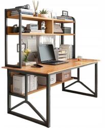 Fodym Számítógépasztal, sötét bükk, modern, 120cm