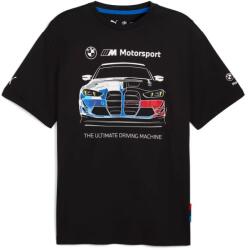 PUMA BMW M Motorsport BOLD Graphic Férfi Póló - Fekete/Fehér/Kék/Piros
