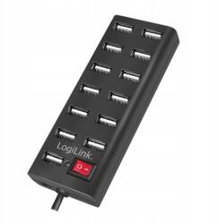 LogiLink Usb hub 2.0 13 portos hálózati adapter LogiLink Usb hub 5V/3.5A (UA0126)