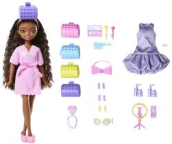 Mattel Barbie, Dream Besties, Get ready with Barbie! , papusa Brooklyn cu accesorii Papusa Barbie