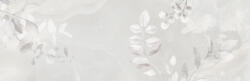 Keros Dekorlap, Keros Quartz Floral Gris Matt Ret. 30x90 - mozaikkeramia