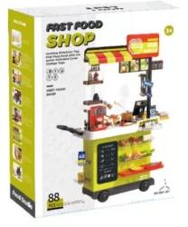 Man Yuk Toys Mobil gyorsétterem játékszett, 88 db-os