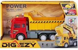 Man Yuk Toys Dömper hang- és fényhatásokkal (BJ557A) - jatekbolt