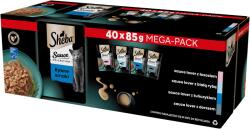 Sheba SHEBA szósz kollekció halas ízű tasakos 40x85g - teljes értékű nedves eledel felnőtt macskáknak, szószban