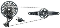 Sram GX Eagle Lunar 175 Boost DUB integrált tengelyes MTB hajtáslánc szett, 1x12, szürke
