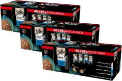 Sheba SHEBA szósz kollekció halas ízű tasakos 120x85g - teljes értékű nedves eledel felnőtt macskáknak, szószban