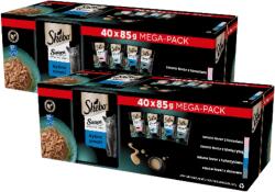 Sheba SHEBA szósz kollekció halas ízű tasakos 80x85g - teljes értékű nedves eledel felnőtt macskáknak, szószban