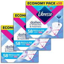 Libresse Normal Deo Fresh tisztasági betét (3x58 db)