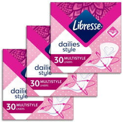 Libresse Dailies Style Multistyle tisztasági betét (3x30 db)