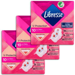 Libresse Ultra+ szárnyas egészségügyi betét (3x10 db)