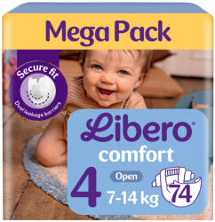 Libero Comfort 4 pelenka, 7-14 kg, 74 db