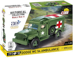 COBI COBI: Dodge WC-54 Ambulance mentőautó építőjáték (2257) (COBI-2257) - jatekshop