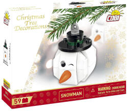 COBI COBI: Karácsonyfadísz hóember építőjáték (20012) (COBI-20012) - jatekshop