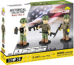 COBI COBI: WWII D nap 1944. június 6. figura szett (2058) (COBI-2058) - jatekshop