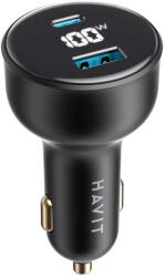 Havit CC100W 1x USB-C + 1x USB-A PD 100W Negru