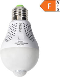  LED izzó PIR szenzorral 7W 4000K 600lm (SW/R-3)
