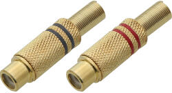 RCA kábel aranyozott csatlakozókkal 1m (8965)