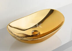 Sanotechnik Kerámiamosdó, síklapos, ovális, arany (S242G)