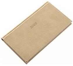 REALSYSTEM Zsebnaptár REALSYSTEM Bolero fekvő sárga lapos drapp 2026. 5712-46 (5712-46)