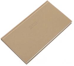 REALSYSTEM Zsebnaptár REALSYSTEM Standard fekvő fehér lapos drapp 2026. 5711-07 (5711-07)