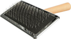 TRIXIE fanyelű krómozott bontókefe és műanyag fésű (11 x 14 cm)