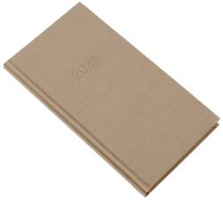 REALSYSTEM Zsebnaptár REALSYSTEM Standard álló fehér lapos drapp 2026. 5811-07 (5811-07)