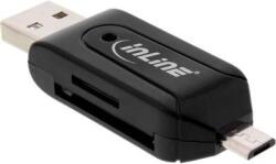 InLine 66779 kártyaolvasó USB/Micro-USB Fekete (66779) (66779)
