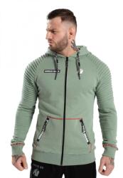 Gorilla Wear - Georgia Zipped Hoodie - Férfi Zipzáras Pulóver - Zöld