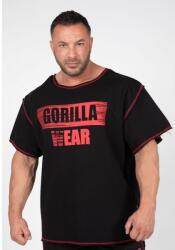 Gorilla Wear - Wallace Workout Top - Férfi Edzőpóló - Fekete/piros