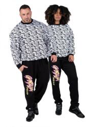 Gorilla Wear - Legacy Oversized Sweatshirt - Unisex Túlméretezett Pulóver - Fekete/fehér