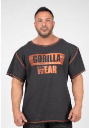 Gorilla Wear - Wallace Workout Top - Férfi Edzőpóló - Szürke/narancs