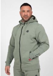 Gorilla Wear - Leon Zipped Hoodie - Férfi Cipzáras Pulóver - Zöld