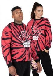 Gorilla Wear - Legacy Oversized Sweatshirt - Unisex Túlméretezett Pulóver - Piros/fekete