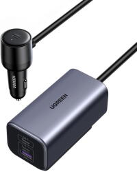 UGREEN GaN cu splitter 3x USB-C +1x USB-A incarcare rapida 150W Negru