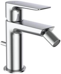 Laufen CITYPLUS Egykaros bidé csaptelep, fix kifolyóval 108 mm, húzórudas lefolyószeleppel, Króm HF505310100000 (HF505310100000)