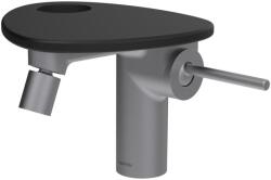 Laufen ADA Bidé csaptelep, Click-Clack lefolyófedővel, tálca lyukkal, Rozsdamentes Acél/Matt Fekete HF506710503000 (HF506710503000)