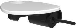 Laufen ADA Fali mosdó csaptelep, 1-pontos Simiboxhoz, tálca lyukkal, Fekete/Fényes Fehér HF506726511000 (HF506726511000)