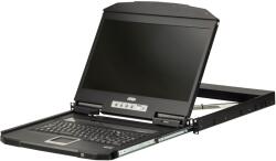 ATEN CL3100NX rack konzol 47 cm (18.5") Fekete 1U (CL3100NX-ES) (CL3100NX-ES)