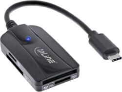 InLine 66772C kártyaolvasó USB 3.2 Gen 1 (3.1 Gen 1) Type-C Fekete (66772C) (66772C)