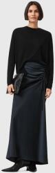 AllSaints szoknya ALEXIA fekete, maxi, egyenes, W051RB - sötétkék 42