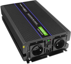 Qoltec Inverter 4000 trapéz 12V -> 230V 2000/4000W USB