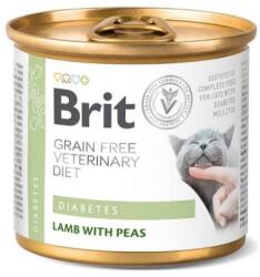 Brit Veterinary Diets Cat GF Diabetes konzerv - 6x200 g