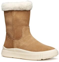 Geox gyerek nubuk téli cipő LAQUINNY barna, J56NFB. 00022 - barna 32