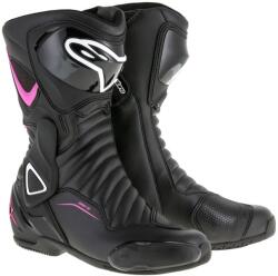 Alpinestars Stella S-MX 6 női motoros csizma fekete-lila-fehér
