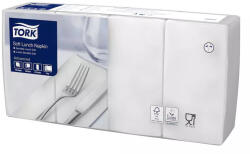 Essity GmbH Tork szalvéta Lunch Advanced 33/3 FEHÉR, 1/8 hajtás, 150 lap/ csomag