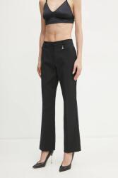 Marciano by Guess nadrág SHAYLA női, fekete, magas derekú egyenes, 5RGB09 9544Z - fekete 38