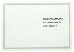  Nyomtatvány meghatalmazás gépjármű használatra A/6 (22959) - tonerpiac